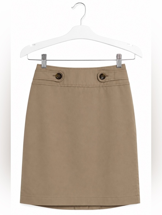 LOFT Dresses & Skirts - LOFT Khaki Pencil Skirt Women’s Size 6 Cotton Stretch Business Casual